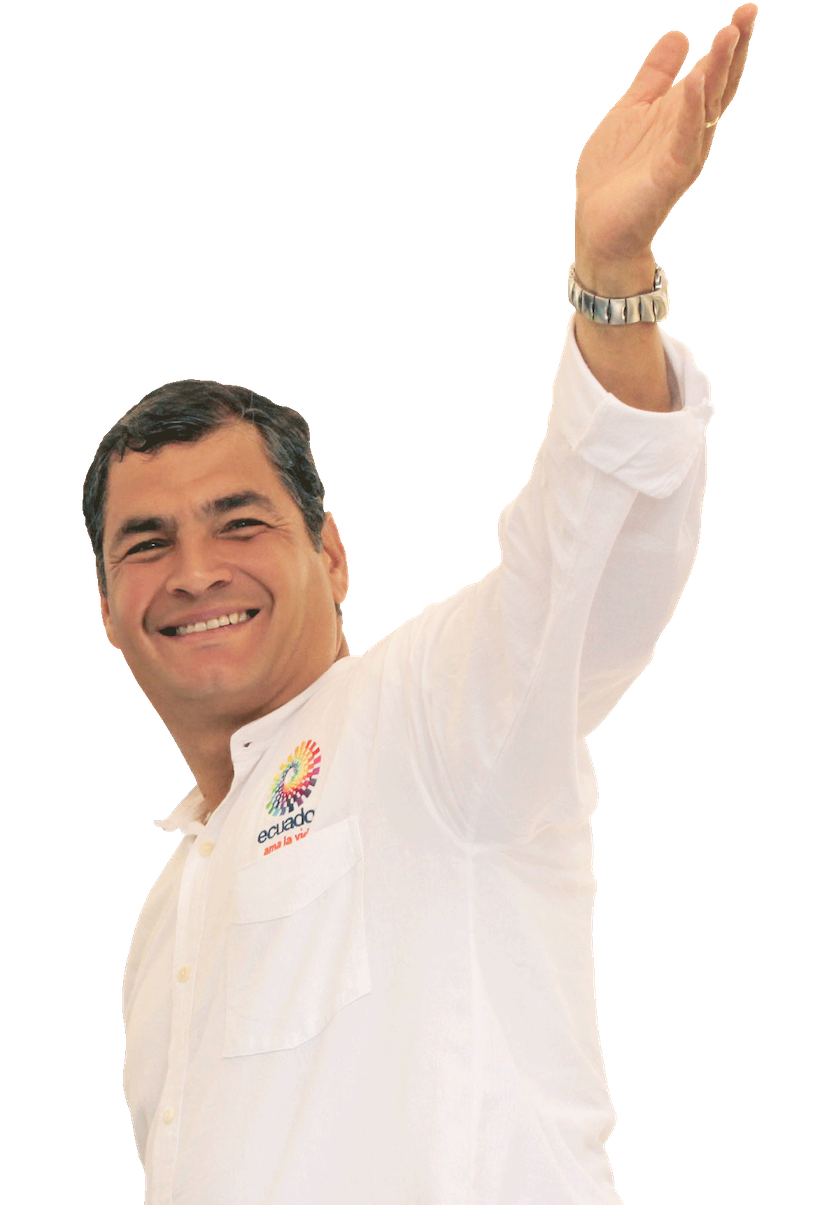 “Gratitud eterna a Manabí del alma”. Rafael Correa tras resultados de primera vuelta electoral.